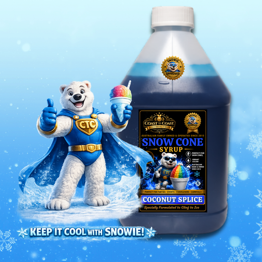 Coconut Splice Snow Cone Syrups 4ltr - Coast to Coast Gold Medal Syrups®