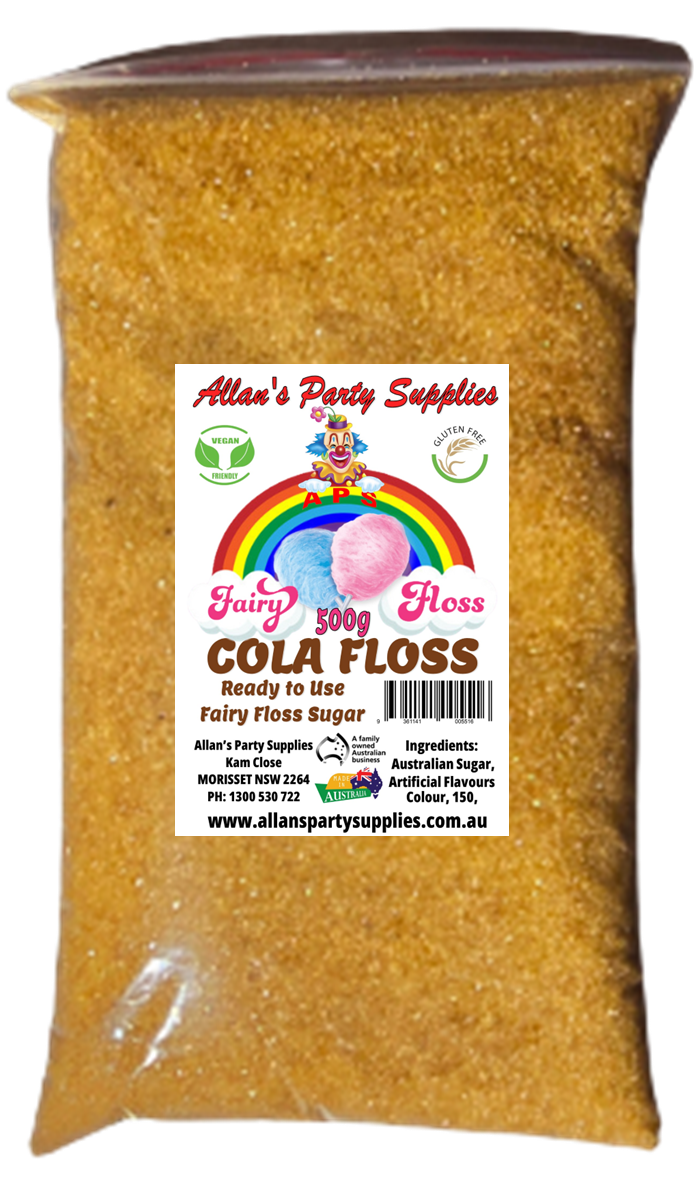 #2 APS, Ready to use Fairy Floss Sugar, 500g Bags, You Choose Your Flavours