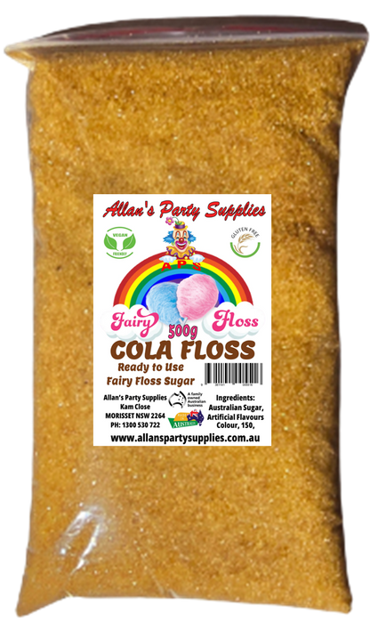 #2 APS, Ready to use Fairy Floss Sugar, 500g Bags, You Choose Your Flavours