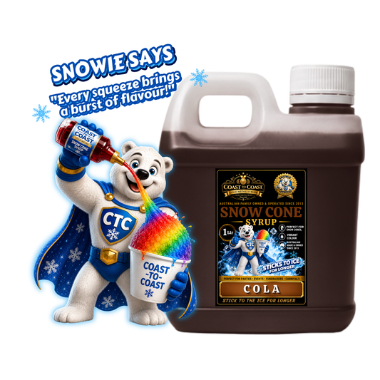 Cola Snow Cone Syrups 1ltr - Coast to Coast Gold Medal Syrups®