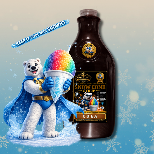 Cola Snow Cone Syrups 2ltr - Coast to Coast Gold Medal Syrups®