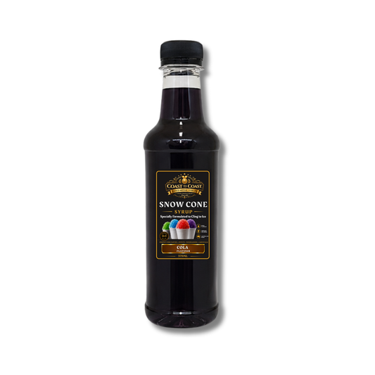 Cola Snow Cone Syrups 375ml - Coast to Coast Gold Medal Syrups®
