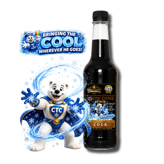Cola Snow Cone Syrups 750ml - Coast to Coast Gold Medal Syrups®