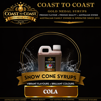 Cola Snow Cone Syrups 1ltr - Coast to Coast Gold Medal Syrups®