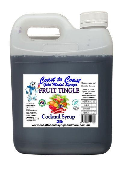 #2 Coast to Coast Gold Medal Syrups®, 2ltr, Premium Cocktail Syrups.