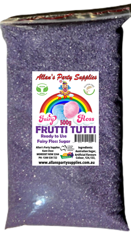 #2 APS, Ready to use Fairy Floss Sugar, 500g Bags, You Choose Your Flavours