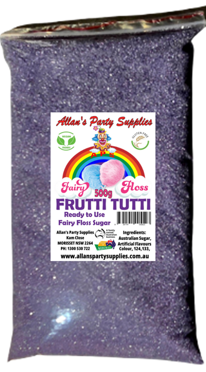 #2 APS, Ready to use Fairy Floss Sugar, 500g Bags, You Choose Your Flavours