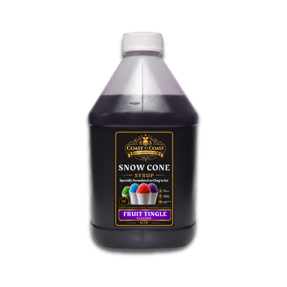 Fruit Tingle Snow Cone Syrups 4ltr - Coast to Coast Gold Medal Syrups®