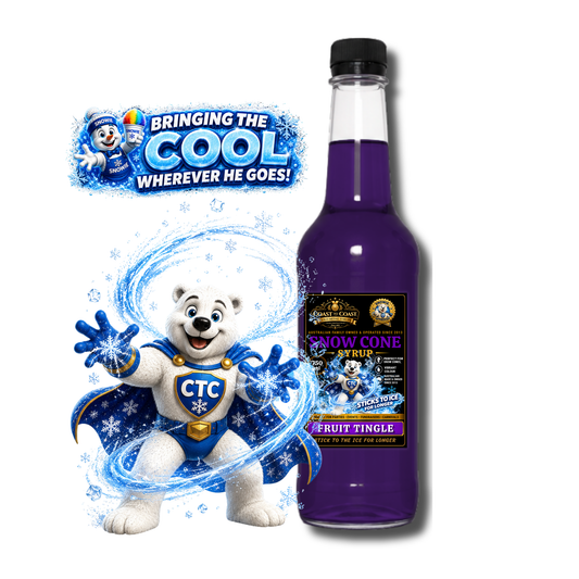 Fruit Tingle Snow Cone Syrups 750ml - Coast to Coast Gold Medal Syrups®