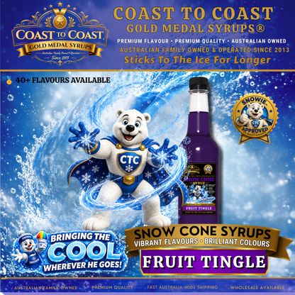 Fruit Tingle Snow Cone Syrups 750ml - Coast to Coast Gold Medal Syrups®