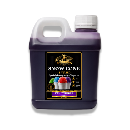 Fruit Tingle Snow Cone Syrups 1ltr - Coast to Coast Gold Medal Syrups®