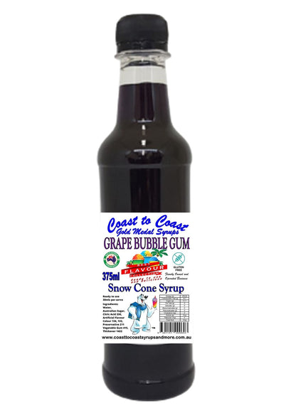 #2 Coast to Coast Gold Medal Syrups®, 375ml Premium Snow Cone Syrups