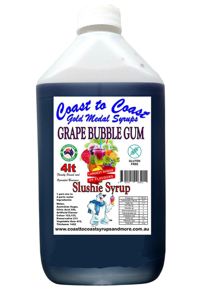 #3 Coast to Coast Gold Medal Syrups®, 4ltr, Premium Slushie Syrup