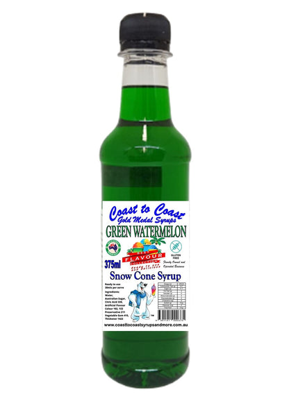 #2 Coast to Coast Gold Medal Syrups®, 375ml Premium Snow Cone Syrups