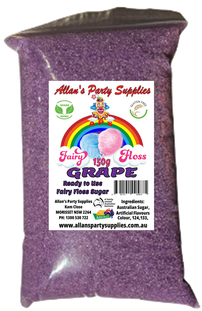 #3 APS, Premium Fairy Floss Sugar, 50 Serves RTU 1kg, Over 35 Plus Flavours
