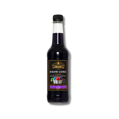 Grape Bubble Gum Snow Cone Syrups 750ml - Coast to Coast Gold Medal Syrups®