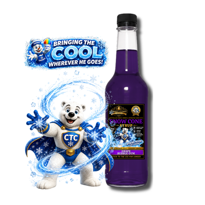 Grape Bubble Gum Snow Cone Syrups 750ml - Coast to Coast Gold Medal Syrups®