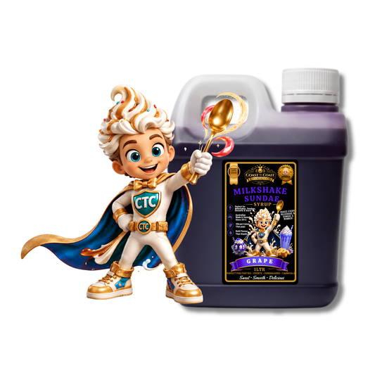 Grape, Milkshake/Sundae toppings 1ltr - Coast to Coast Gold Medal Syrups®