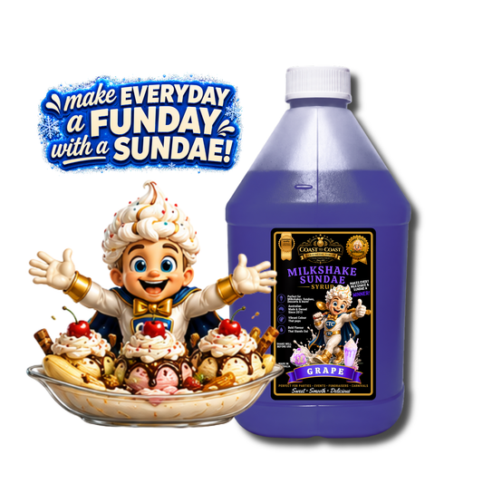 Grape, Milkshake-Sundae Toppings 4ltr - Coast to Coast Gold Medal Syrups®