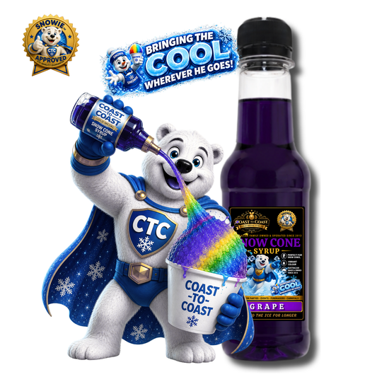 Grape Snow Cone Syrups 250ml - Coast to Coast Gold Medal Syrups®