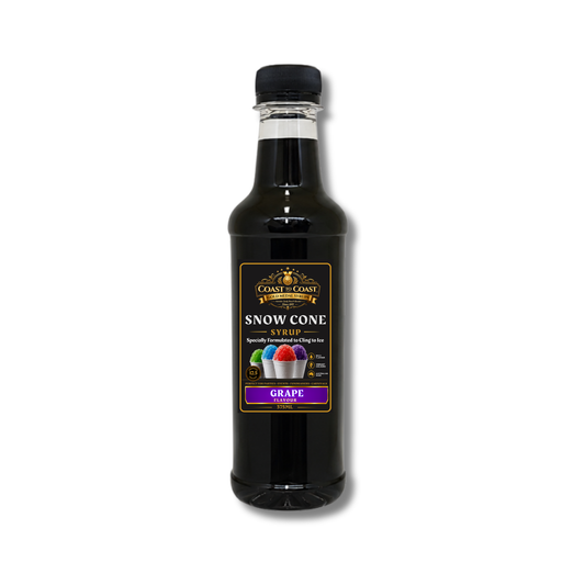 Grape Snow Cone Syrups 375ml - Coast to Coast Gold Medal Syrups®