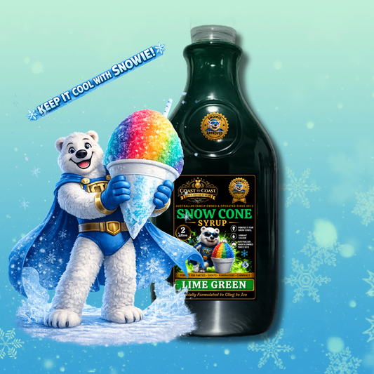 Lime Green Snow Cone Syrups 2ltr - Coast to Coast Gold Medal Syrups®