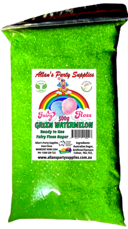 #2 APS, Ready to use Fairy Floss Sugar, 500g Bags, You Choose Your Flavours