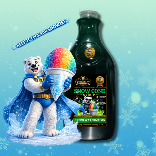 Green Watermelon Snow Cone Syrups 2ltr - Coast to Coast Gold Medal Syrups®