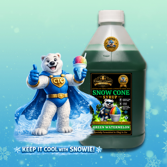 Green Watermelon Snow Cone Syrups 4ltr - Coast to Coast Gold Medal Syrups®