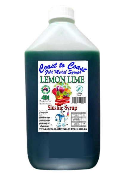 #3 Coast to Coast Gold Medal Syrups®, 4ltr, Premium Slushie Syrup
