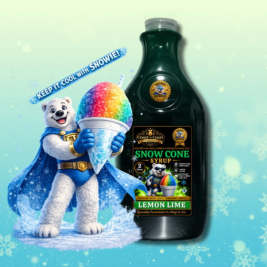 Lemon Lime Snow Cone Syrups 2ltr - Coast to Coast Gold Medal Syrups®