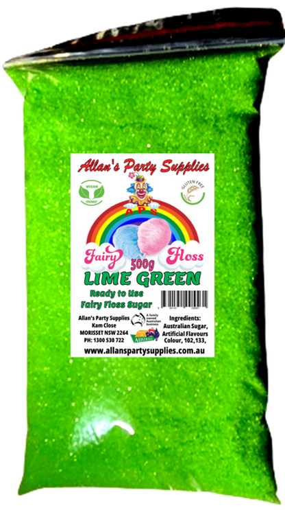 #2 APS, Ready to use Fairy Floss Sugar, 500g Bags, You Choose Your Flavours