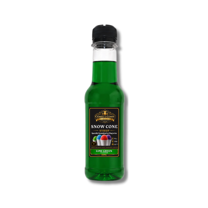 Lime Green Snow Cone Syrups 250ml - Coast to Coast Gold Medal Syrups®