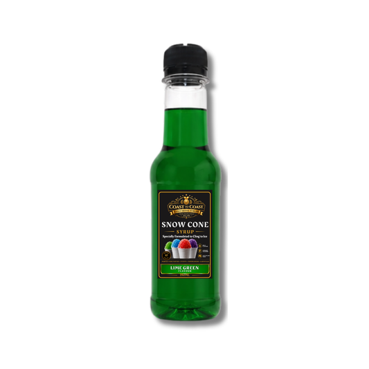 Lime Green Snow Cone Syrups 250ml - Coast to Coast Gold Medal Syrups®