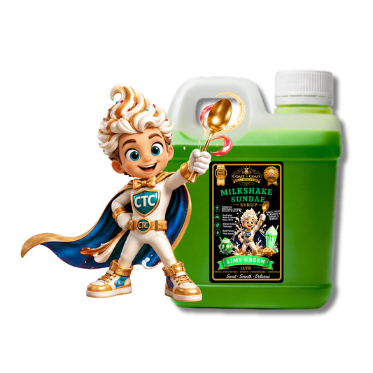 Lime, Milkshake/Sundae toppings 1ltr - Coast to Coast Gold Medal Syrups®
