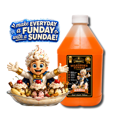 Mango, Milkshake-Sundae Toppings 4ltrl- Coast to Coast Gold Medal Syrups®