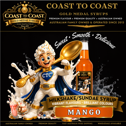 Mango, Milkshake/Sundae toppings 500ml - Coast to Coast Gold Medal Syrups®