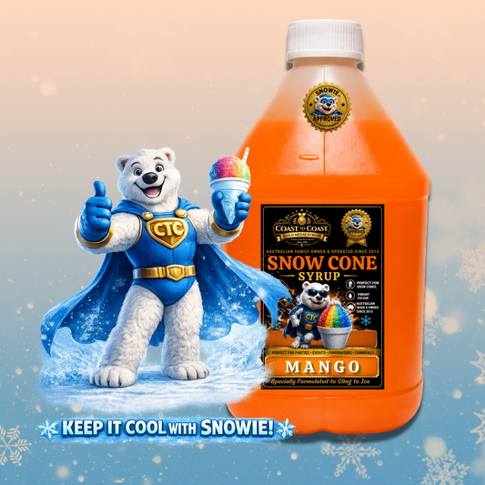 Mango Snow Cone Syrups 4ltr - Coast to Coast Gold Medal Syrups®