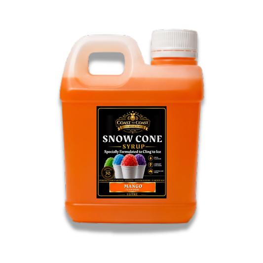 Mango Snow Cone Syrups 1ltr - Coast to Coast Gold Medal Syrups®