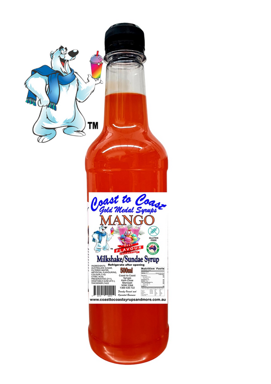#1 Mango, Milkshake/Sundae toppings 500ml, Coast to Coast Gold Medal Syrups®
