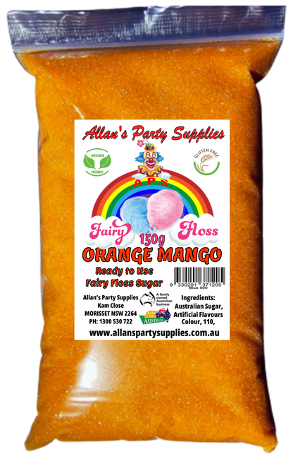 #3 APS, Premium Fairy Floss Sugar, 50 Serves RTU 1kg, Over 35 Plus Flavours