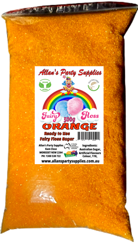 #2 APS, Ready to use Fairy Floss Sugar, 500g Bags, You Choose Your Flavours
