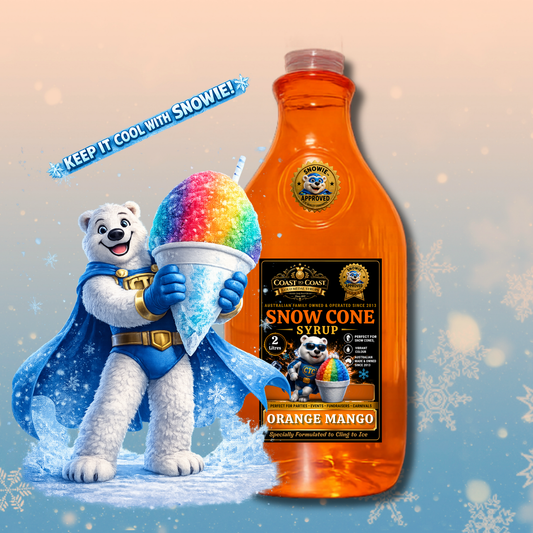 Orange Mango Snow Cone Syrups 2ltr - Coast to Coast Gold Medal Syrups®