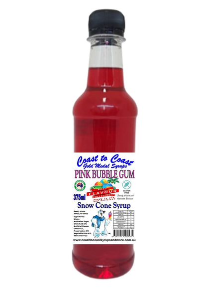 #2 Coast to Coast Gold Medal Syrups®, 375ml Premium Snow Cone Syrups