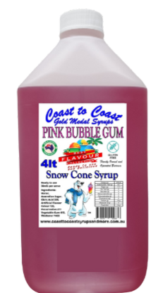 #6 Coast to Coast Gold Medal Syrup®, Premium Snow Cone Syrup 4ltr