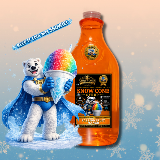 Passionfruit Mango Snow Cone Syrups 2ltr - Coast to Coast Gold Medal Syrups®