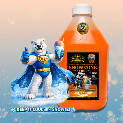 Passionfruit Mango Snow Cone Syrups 4ltr - Coast to Coast Gold Medal Syrups®