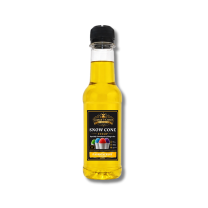 Passionfruit Snow Cone Syrups 250ml - Coast to Coast Gold Medal Syrups®