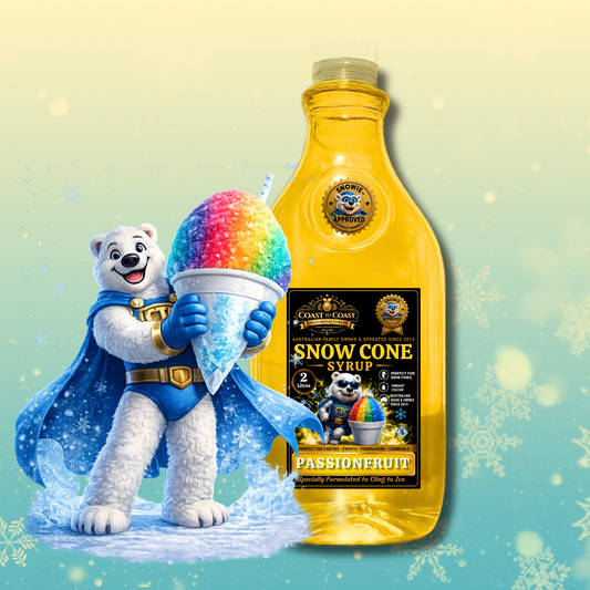 Passionfruit Snow Cone Syrups 2ltr - Coast to Coast Gold Medal Syrups®