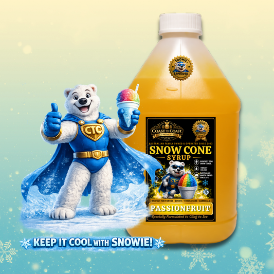 Passionfruit Snow Cone Syrups 4ltr - Coast to Coast Gold Medal Syrups®